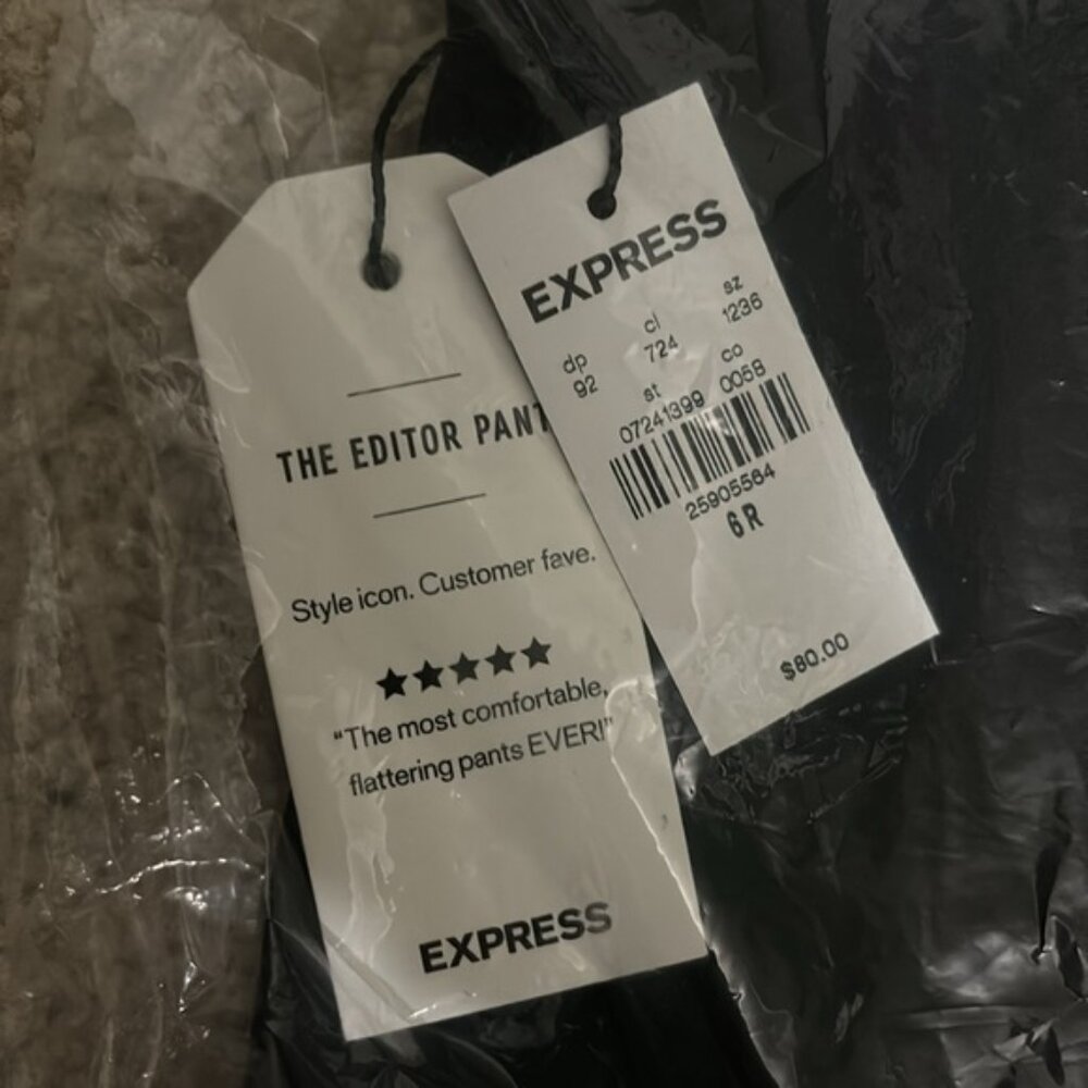 Nwt Express Editor Original Low Rise Bootcut Pant… - image 3